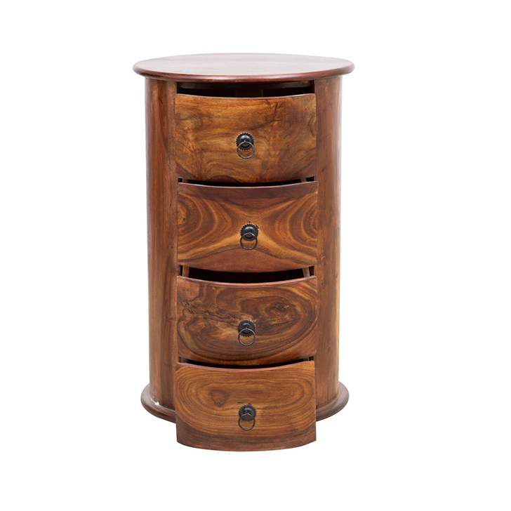 Shunt Four Drawer Chest Of Drawer Honey